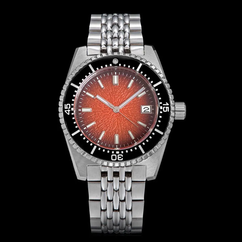 Tandorio 62MAS Style NH35A Automatic Watch For Men 200M Waterproof Diving Mechanical Watches Sapphire Glass Luminous New