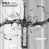 SUBORT S7 Super Sonic Electric Toothbrushes for Adult Kid Smart Timer Whitening Toothbrush IPX7 Waterproof Replaceable Heads Set