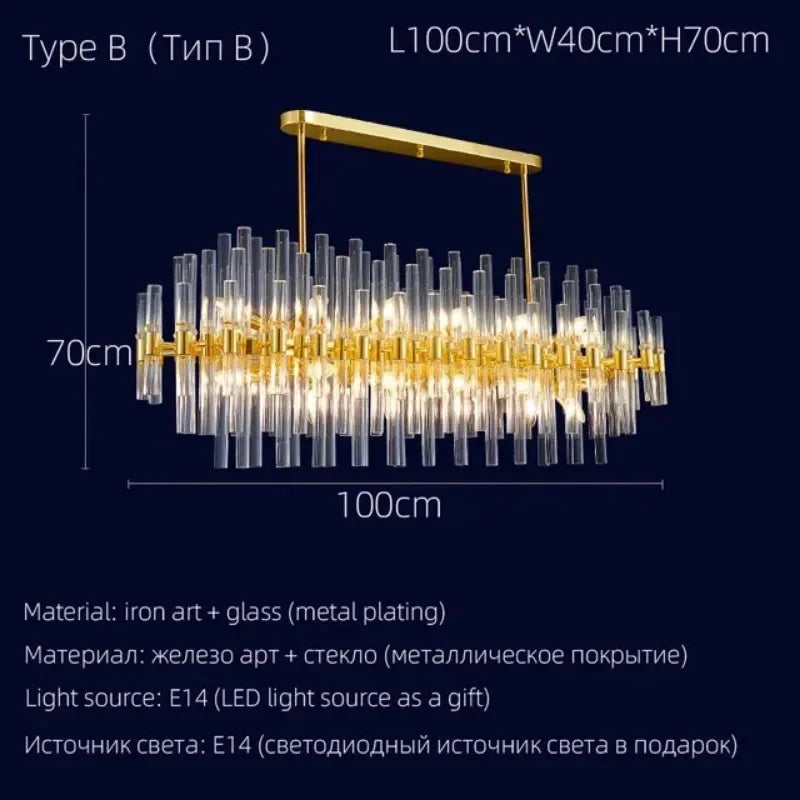 Modern restaurant luxurious smart crystal chandelier Gold round Living room interior decoration salon restaurant chandelier