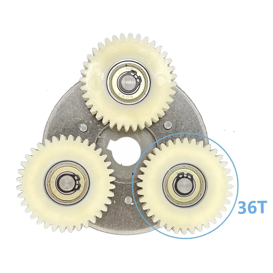 EBike Motor Gear Clutch Kit 36T Nylon Gear With Bearing 88mm Clutch For Bafang 500W Motor Bicycle Modification Accessories