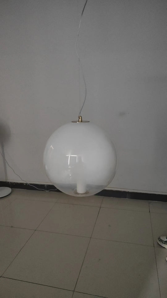 Nordic Minimalist Restaurant  LED Pendant Light  Modern Designer Glass Restaurant Small Pendant Light  Including Light Source