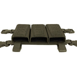 KRYDEX Tactical MOLLE Placard 5.56 Triple Magazine Pouch Front Panel Retention Insert Holder For Chest Rig Plate Carrier Vest