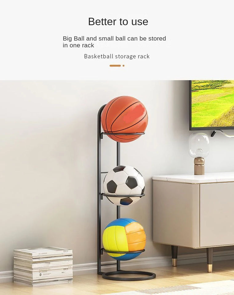 Indoor Children Basketball Storage Rack Put Ball Football Storage Basket Placed Rack Kindergarten Volleyball Stand Holder Space