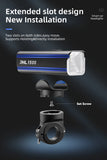 ROCKBROS Bike Light 1500LM 5000mAh Bicycle Light IPX6 Aluminum Type-C Rechargeable Smart Brightness Sense Adjust Cycling Lamp