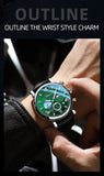 CHENXI Watches Luxury Men Waterproof Star Luminous Watch For Man High Quality Quartz Chronograph Leather Wristwatches Clock Male