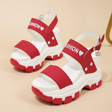 Summer Thick-soled Sandals for Women 2026 New Fashion Non Slip Beach Shoes Woman Lightweight Casual Platform Plus Size Sandals