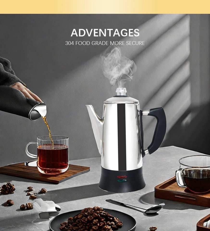 Coffee Pots Electric Stainless Steel 110V/220V Stainless Steel, Quick Brew, Accessories Office Home  Kettle