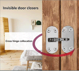 Household Invisible Door Closers Hidden Household Door Automatic Door Closers Hidden Closed Special Spring
