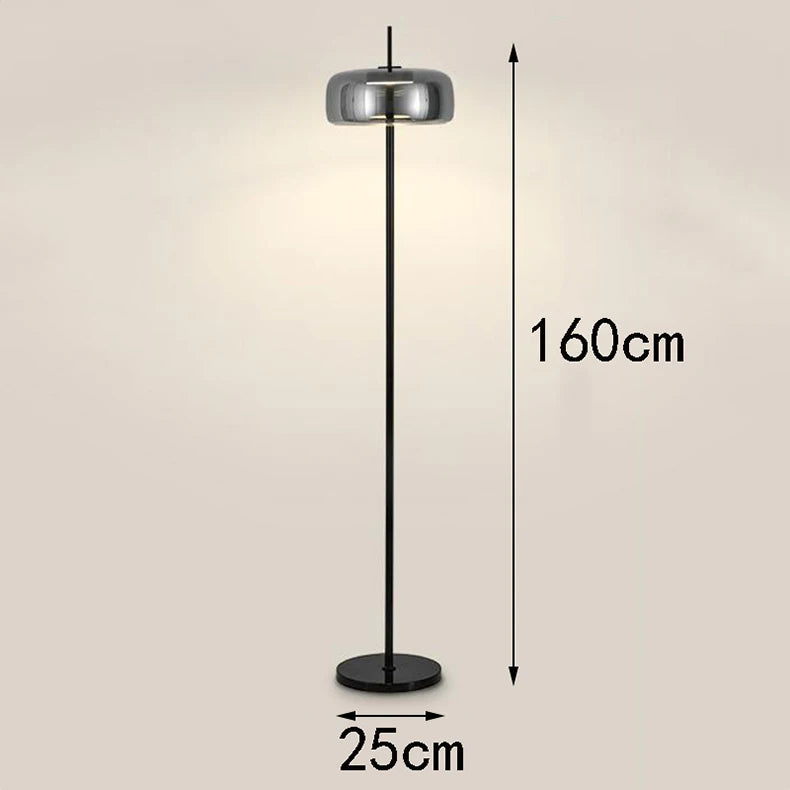 Modern LED floor lamps for living rooms and bedrooms, with adjustable three-color temperatures