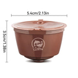 5.4*3.5CM Food Grade PP Reusable Coffee Capsule Pods For Dolce Gusto Refillable Filters Crema Espresso Capsules Cup Kitchen Tool