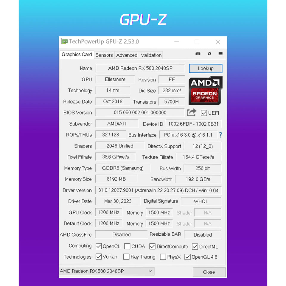 SOYO Graphics Cards radoon RX580 8G GDDR5 Memory Video games Card PCIE3.0x16 GPU Computer Computer Components AMD x 580 8G