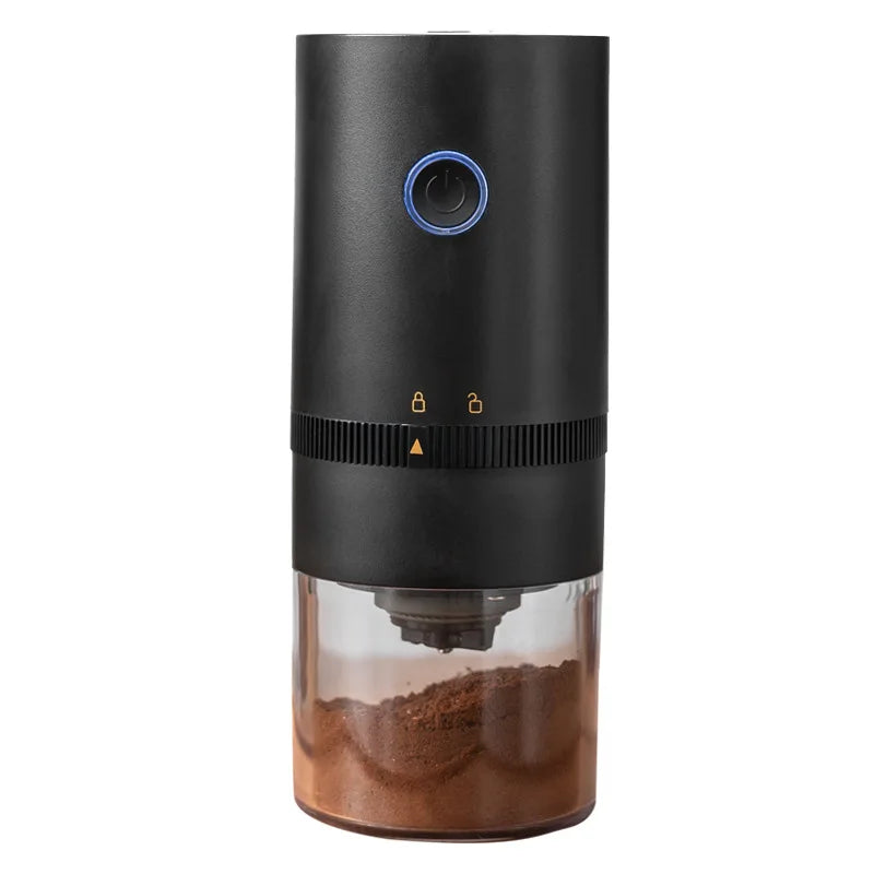 Portable Electric Coffee Grinder with USB Charging Adjustable Ceramic Grinding Core Long Endurance for Outdoor Travel