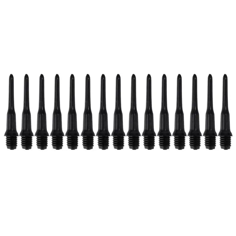 100PCS Durable Soft Tip Points Needle Replacement Set For Electronic Dart Black Wear-resistant Durable Soft Plastic Black Tips