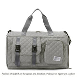 Durable Nylon Travel Duffle Bag, Portable Sports Gym Bag for Overnight Trips Shoulder Duffel Training Bag, Spacious Argyle