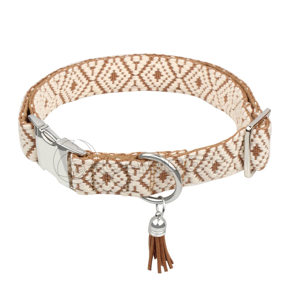 Bohemian Ethnic Style Pet Collars For Small Medium And Large Dogs Multi-colors Choose Adjustable Luxurious Trend New Arrivals