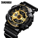 SKMEI World Time LED Light Digital Electronics Watches For Men Women Sports Quartz Watch Waterproof Wristwatches Horloges Mannen