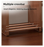 Solid wood bookshelf, desk shelf, desktop finishing, Nanzhu simple vertical table, small retractable storage shelf