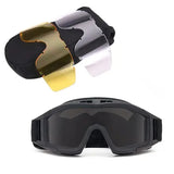 Explosion Proof Shooting Tactical Goggles Anti-impact CS War Game Airsoft Paintball Hunting Mounteering Goggles Glasses