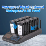 Wireless Restaurant Pager System Touch Panel Wireless Calling System Food Pager Guest Paging System for Coffee Shop Bar