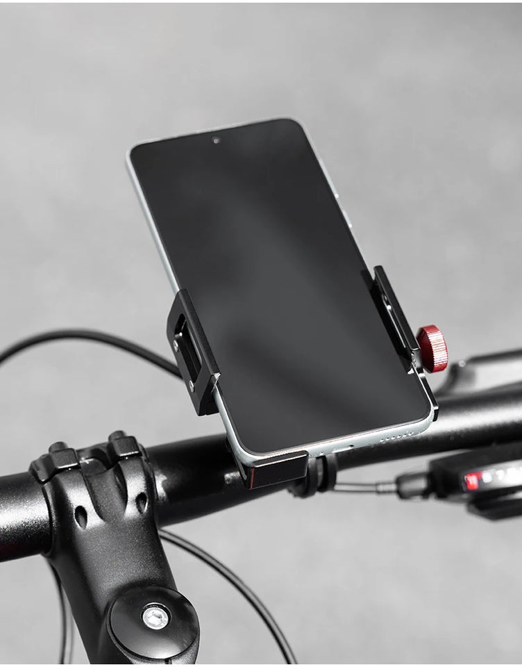 ROCKBROS Bike Phone Holder 360° View Bicycle Phone Holder for 4.7-7 inch Mobile Phone Moto Motorcycle Bracket Shockproof Bracket