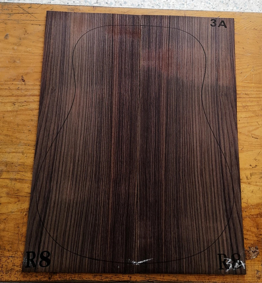 AAA Grade India Rose guitar back/side board All-Solid acoustic Guitar making material accessories Solid Woods Number selection