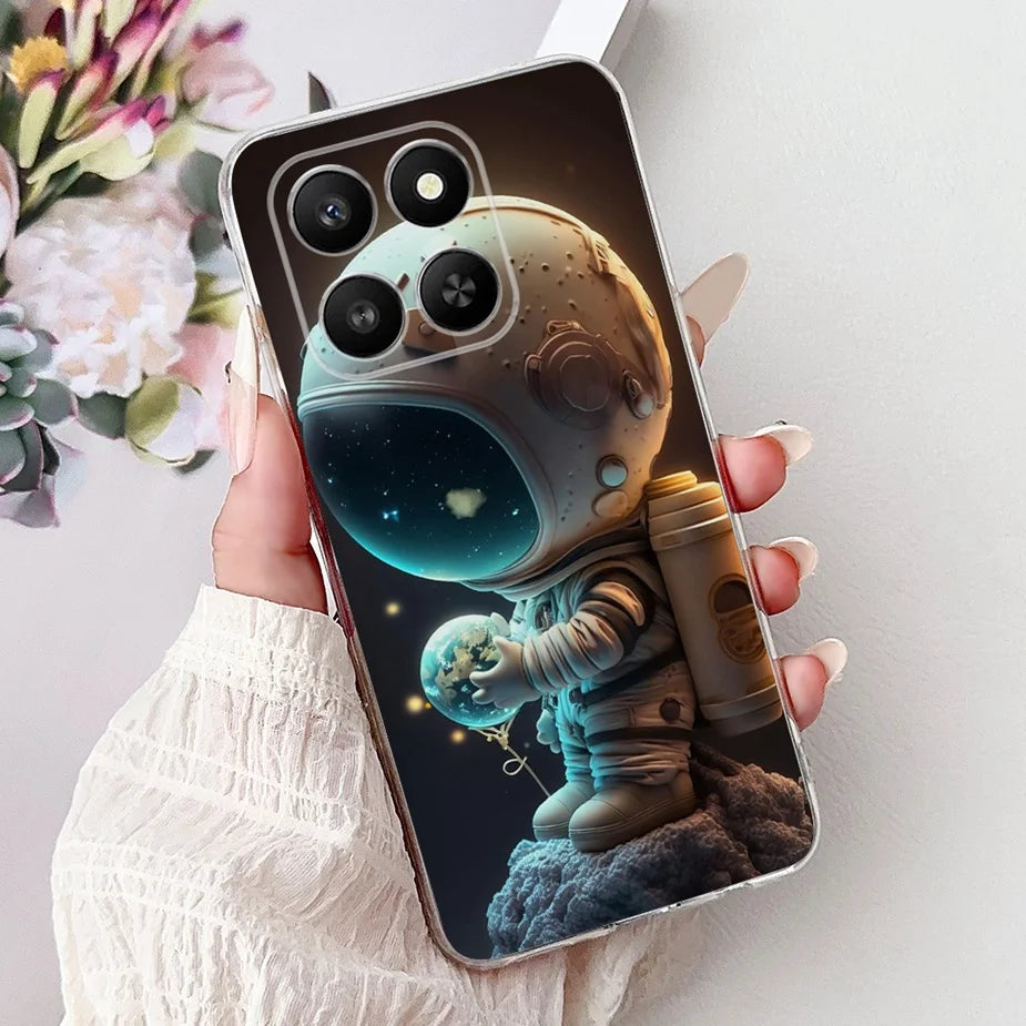 For Honor 400 Smart 5G Case LGN-NX1 Cute Cartoon Painted Cover Soft Slim Phone Case For Honor X7d HonorX7d Honor400 Smart Fundas