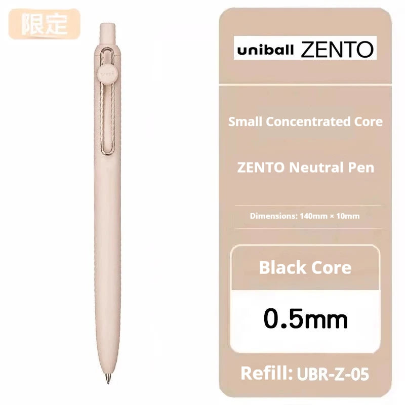 Uni-ball ZENTO Click Gel Pen,0.38/0.5/0.7mm Various Colors Water-based pen With Ergonomic Grip Smooth Writing for School&Office
