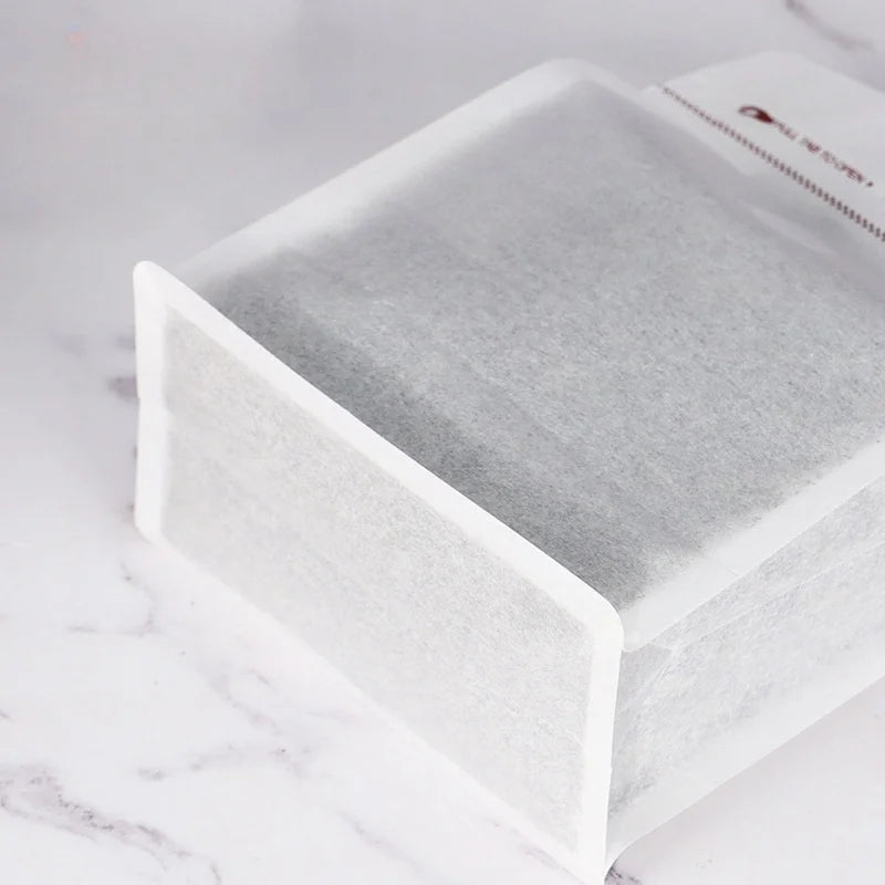 StoBag 50pcs White Cotton Paper Coffee Beans Packaging Bag with/No Valve Sealed for Powder Nuts Storage Stand Up Reusable Pouch