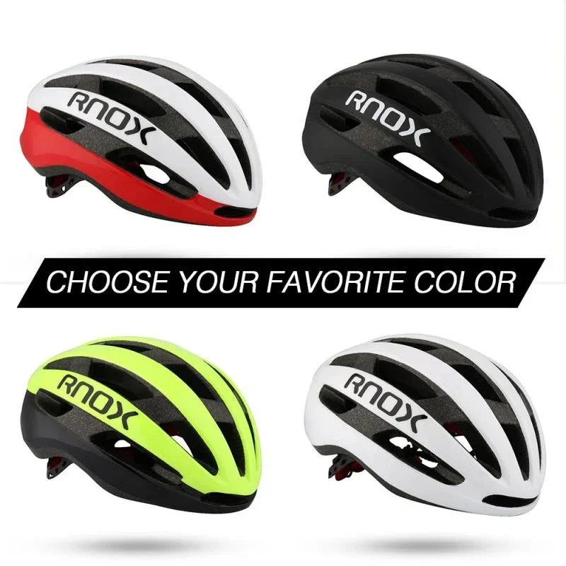 RNOX New Ultralight Cycling Helmet Safety Cap Bicycle Helmet for Women Men Racing Bike Equipments Road MTB Adult Bike Helmets