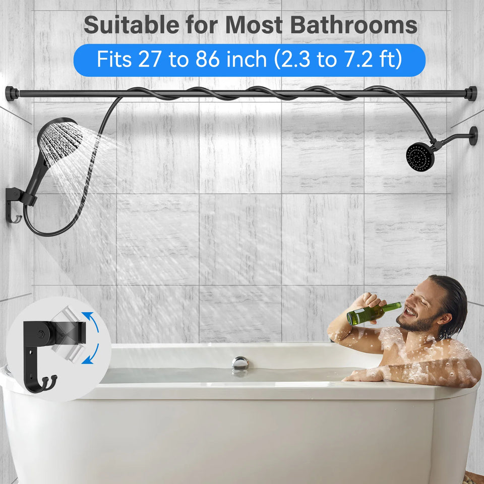 Tandem Shower Head for Couples, High Pressure Dual Shower Head, Double Shower Head for Two People, 2 Showerhead System