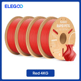 ELEGOO Rapid PETG Filament 1.75mm 1KG,High Speed 30-600mm/s 3D Printer Filament 1kg Fits for Most FDM 3D Printers