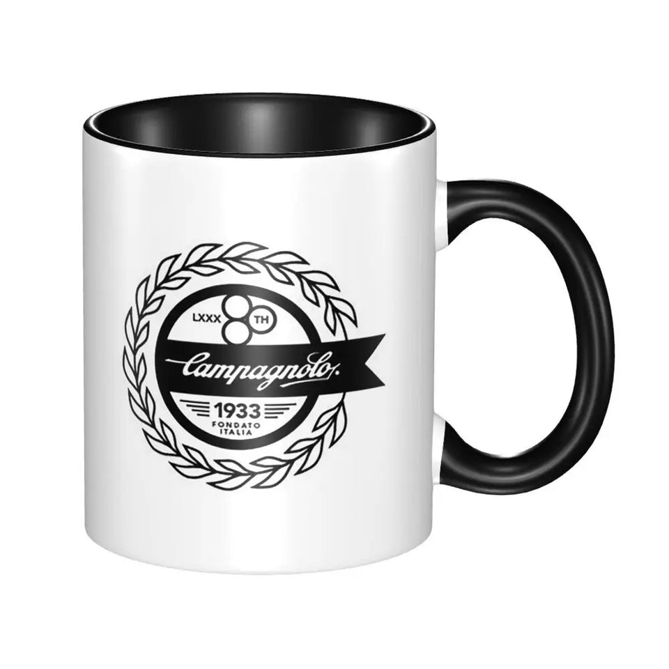 Campagnolo Vintage Italian Cycling Tour Mug Funny Ceramic Coffee Cups Tea Mugs Milk Cup Drinkware Gifts for Friends