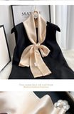 Fashion Design 100% Real Silk Skinny Scarves Handle Bag Ribbons Foulard Tie Hair Band Neckerchief Print Headbands For Women