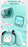 Hatsune Miku Touch Screen Interactive Wireless Bluetooth Anime Peripheral Headset Gift Box Cube Face Lcd Kids Toy Birthday Gift