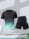 Men's casual suits, outdoor activity running suits, travel sportswear sets, park and beach outings, quick-drying and lightweight