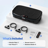 Vibration Plate Fitness Multi-Function Vibration Trainer 330lbs 120 Levels Whole Body Workout for Home Gym Muscle Relax Exercise
