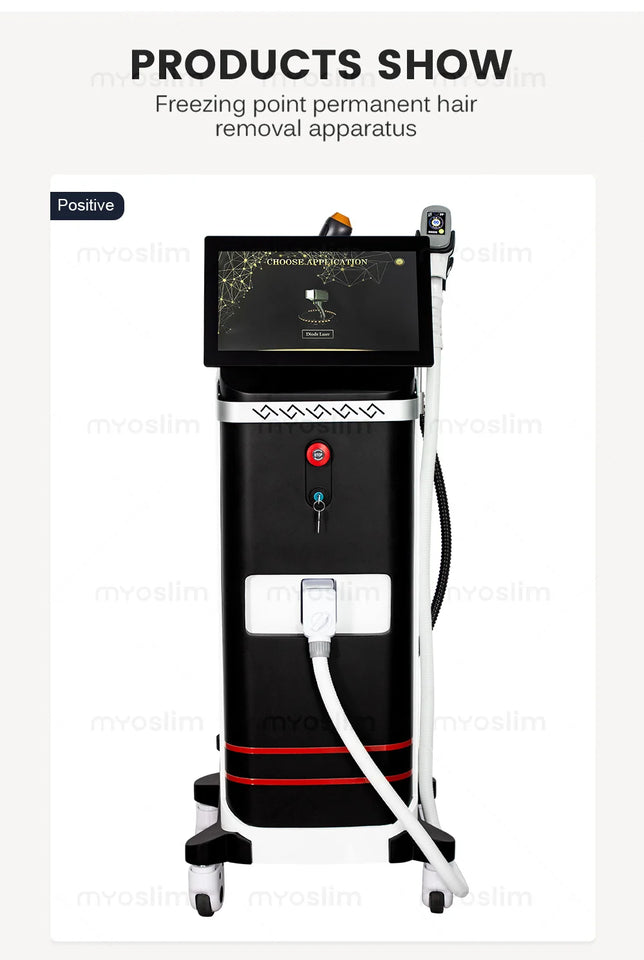 2026 New Portable Standing Commercial Multi-Purpose Diode Laser Beauty Device for Hair Removal & Skin Rejuvenation