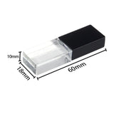 10PCS LOT High-speed Crystal USB Flash Drives 128GB Free Logo Pendrive 64GB Memory Stick 32GB 4GB Iron Box high-capacity U Disk