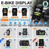 BAFANG CAN Display Electric Bike Computer DPC010 VD618 EKD01 Bluetooth Bafang CAN BUS Protocol Motors 5Pin Male Ebike Conversion