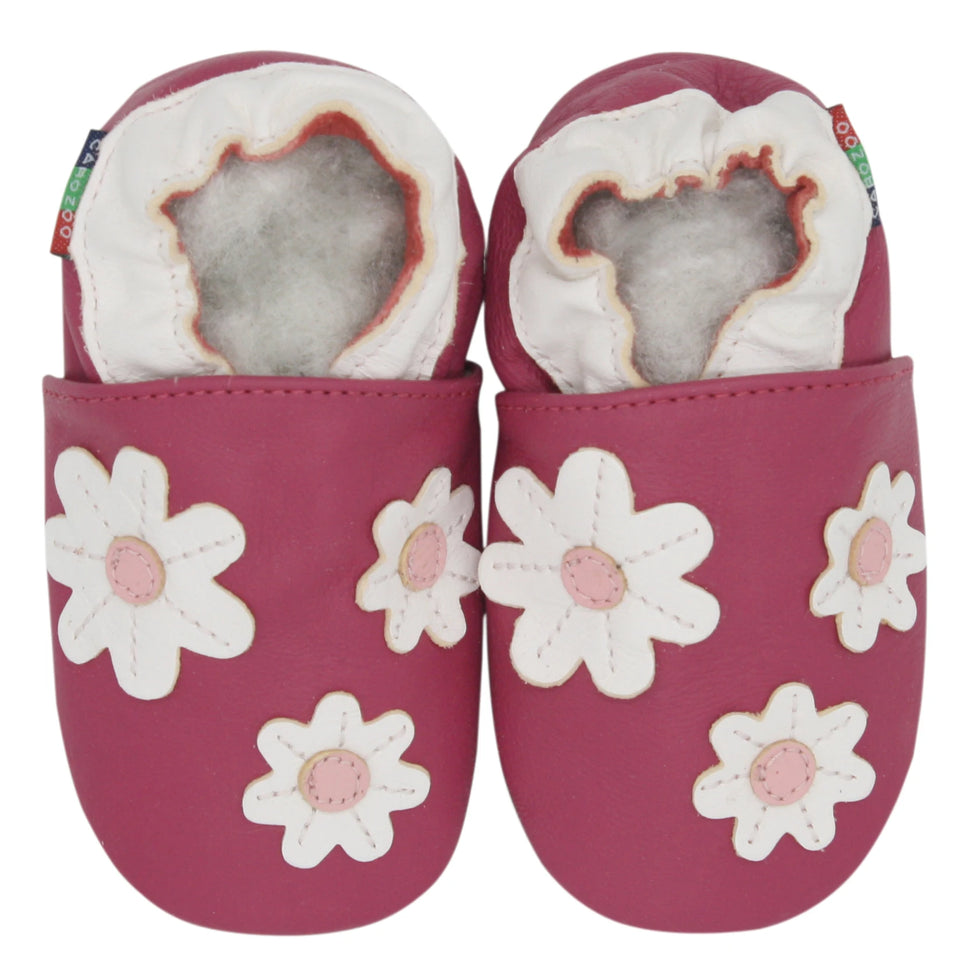 002Carozoo Girl Boy Shoes Soft Sheepskin Leather Shoes Skid-Proof Soft Soled Shoes Baby First Walkers Shoe Fit 0-24 Monther