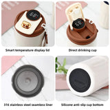 Smart Temp Display Stainless Steel Tumbler Thermal Mug Vacuum Insulated Coffee Cup Travel Thermos Cups Hot Water Bottle for Tea