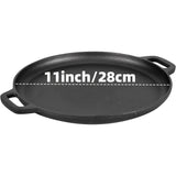 3-Piece Cast Iron Skillet Set (6/8/10 Inch) - Pre-Seasoned, Non-Stick, Heavy-Duty Pans for Oven, Grill & Campfire Cooking
