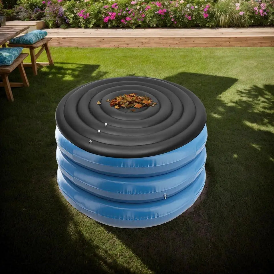 Round Hot Tub Cover Spa Pool Protective Lid Portable Round Inflatable Hot Tub Cover Replacement for Family Hotel Garden