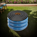 Round Hot Tub Cover Spa Pool Protective Lid Portable Round Inflatable Hot Tub Cover Replacement for Family Hotel Garden