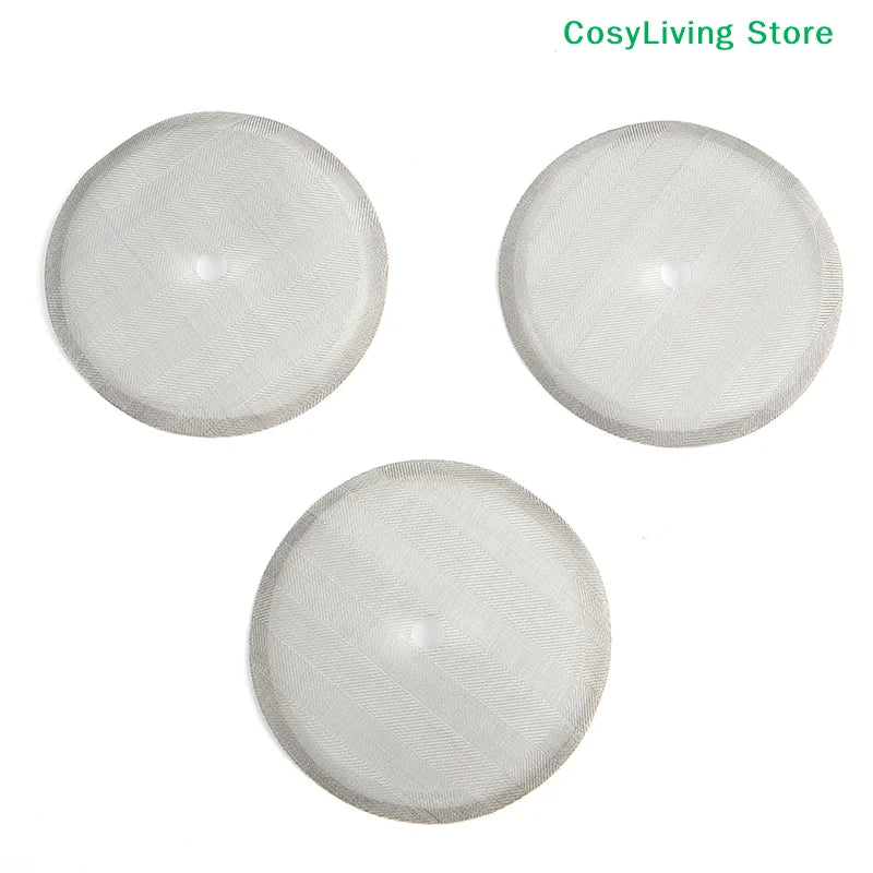 3Pcs Reusable French Press Coffee Maker Detachable Mesh Filter Stainless Steel