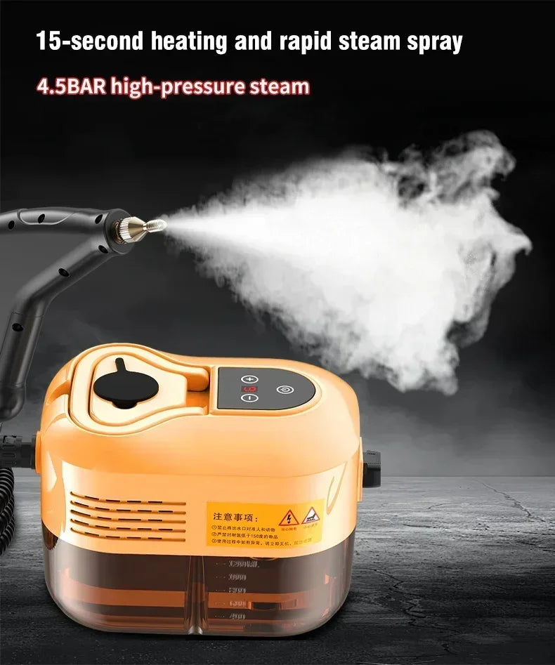 Portable Handheld Steam Cleaner Multifunctional High Presssure Steam Cleaning machine For Air Conditioner Kitchen Hood Car 220V