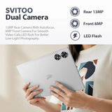 SVITOO Android 16 Tablet 11 Inch Unisoc T615 20GB RAM 128GB ROM 8800mAh Battery WiFi 5 Bluetooth 5.0 GPS Widevine L1 With Case