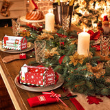 6/24pcs Christmas Mailbox Shape Candy Gift Box Kids Xmas Cookie Snack Packing Box Bag 2024 Navidad Noel Home Decor 2025 New Year