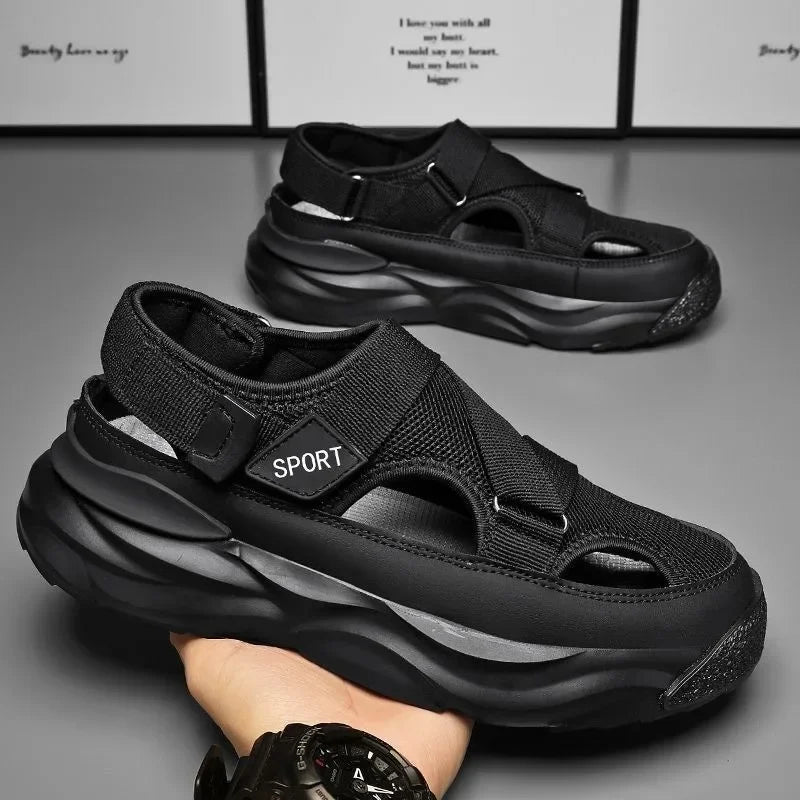 Summer Men's Sandals Fashion Casual Sandals Comfort Beach Sandals for Men Outdoor Non Slip Platform Sandal Breathable Sandalias