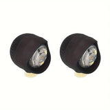 2PCS Shoe Lights PVC LED Headlight Shoe Charms Accessories for Night Rides Outdoor Activities Slipper Button 3 Lighting Modes